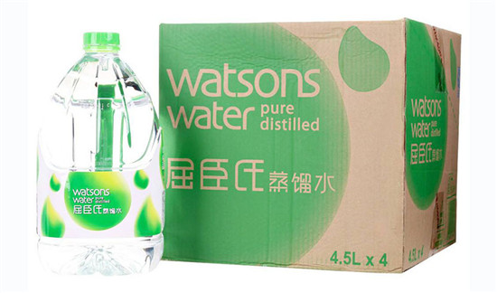 屈臣氏(Watsons)蒸馏水批发4.5L*4
